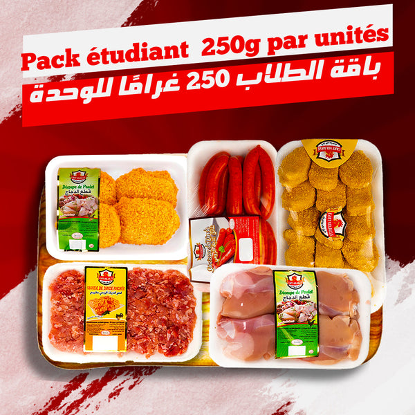 Pack Étudiant (250g par unité)