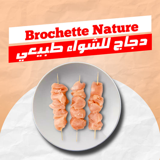 Brochettes Nature de Poulet